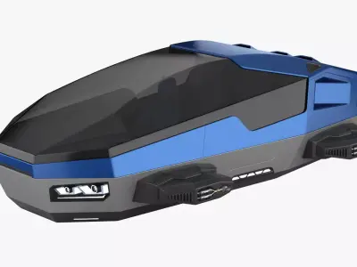 Hover car concept 2 3D model