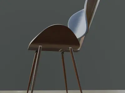 Morden 3d chair Free low-poly 3D model