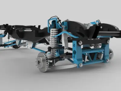 BulletProof LiftKIT 12 Inch Replica Low-poly 3D model