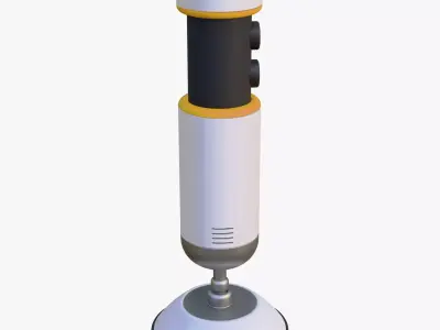 SciFi Security Pillar M1 3D model