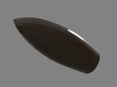 Low Poly Boat 05 Low-poly 3D model