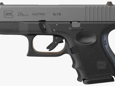 GLOCK 26 9mm 3D model