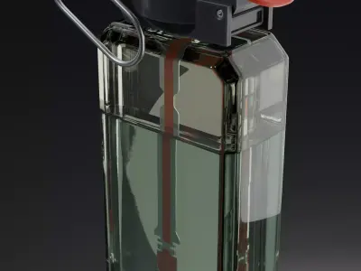 Sci-fi granade 3D model