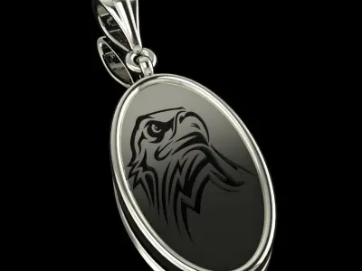 Eagle pendant Free 3D print model