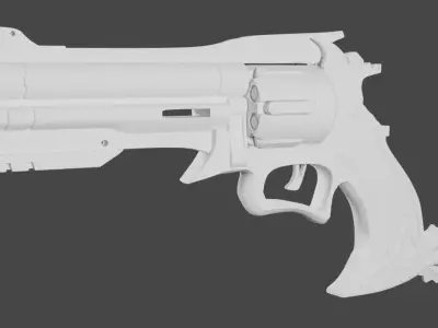 Revolver 3D model