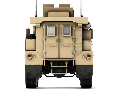 Cougar 4x4 MRAP H 2005 3D model