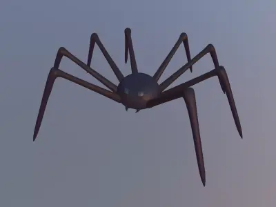 Halloween Toon Spider 3D model