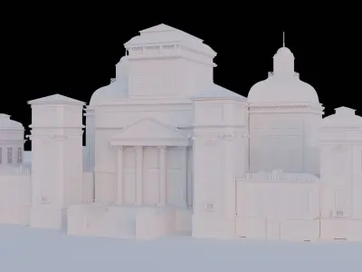 Castello di Racconigi - High-Quality 3D model