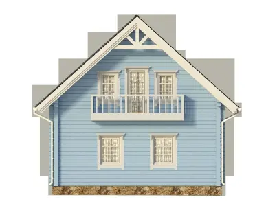 House 60m 3D model