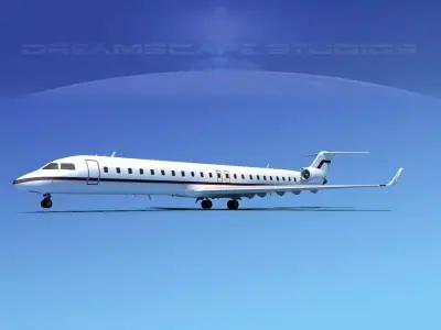 Bombardier CRJ900 Corporate 1 3D model