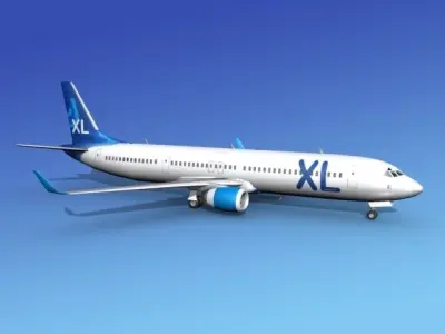 Boeing 737-900ER XL 3D model