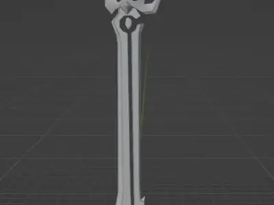 Magic Sword - High Poly Free low-poly 3D model