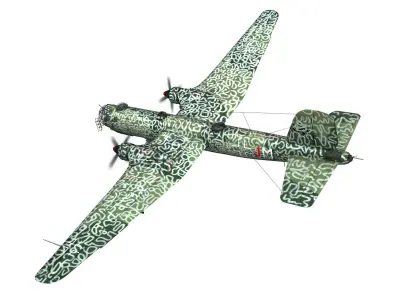 Heinkel He-177 A-5 - Greif - 6NJM 3D model