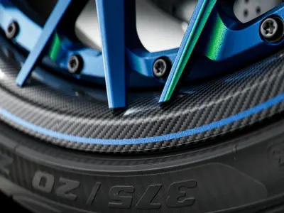 Pirelli Nero GT 375 20 ZR21 103Y 3D model