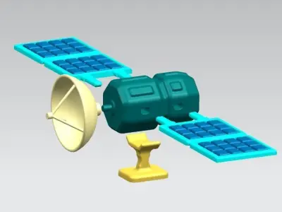 Mini-Satellite satellite 3D model