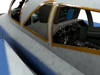 Mikoyan MiG-31 Low-poly PBR Low-poly 3D model