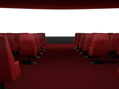 cinema machine Free 3D model