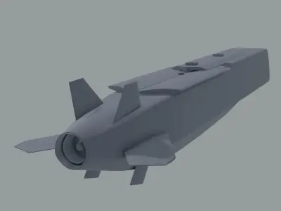 Storm Shadow air launched cruise missile 3D print model