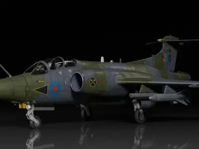 Blackburn Buccaneer S2 3D model
