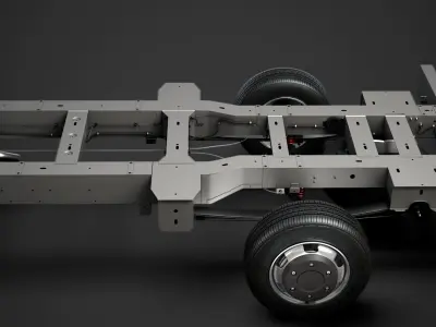 Renault Master SingleCab SW E30 Chassis 2010 3D model