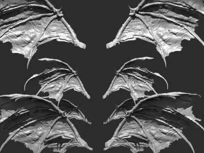 Bat Wings Collection 1 3D model