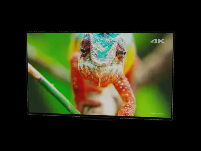 Sony TV Free low-poly 3D model