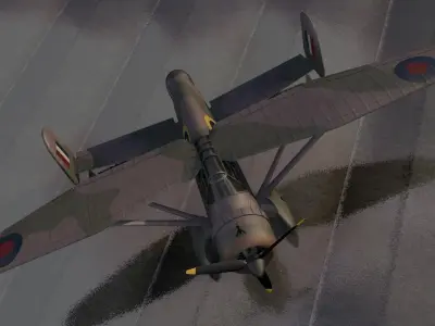 Westland P-12 Wendover 3D model