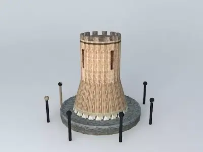 Small castle 3D model