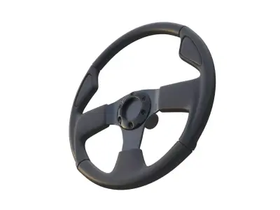 Steering Wheel 3D model 3D model