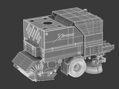 Xbroom Street Sweeper 3D model