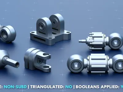 Factory Greeble Kitbash Pack 5 3D model