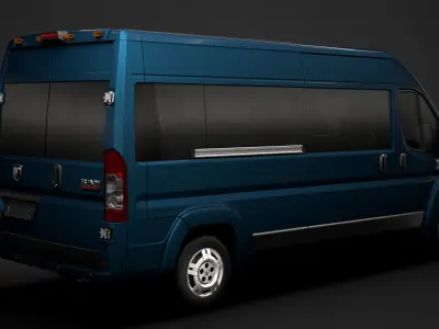 Ram Promaster Window Van 3500 HR 159WB 2020 3D model