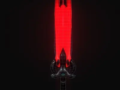 Darkjelly Sword Free low-poly 3D model