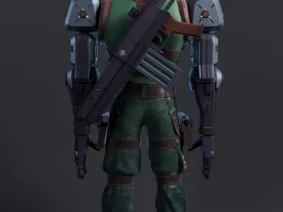 Breach Valorant fan art  3D model