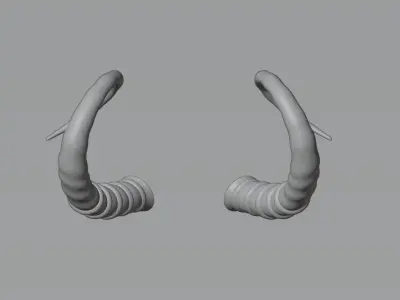 Horns 2 3D model
