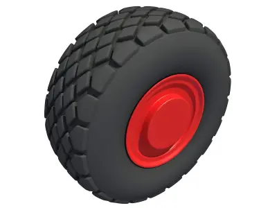 Off Road Wheel 3D model