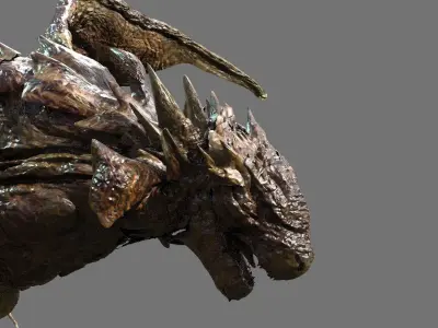 Jurassic Dragon Hammer Tail 3D model