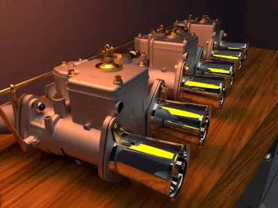 Carburetor  Dc Weber Carburetor 3D model