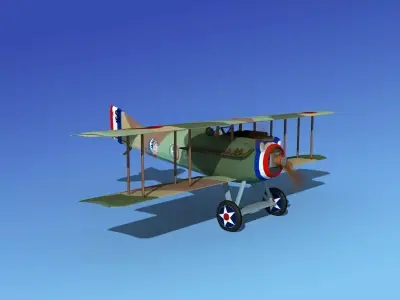SPAD VII 3D model