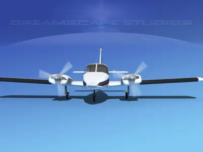 Piper PA-34 Seneca V10 3D model