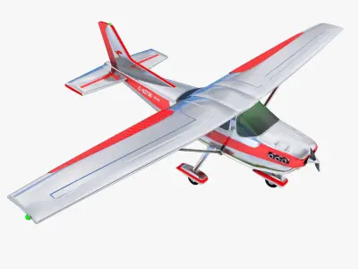 Skycatcher Aircraft Aviation Plane Low-poly 3D model