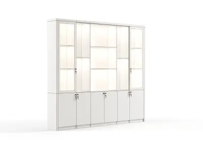 Modern Office High Cabinet File For Director  Free 3D model