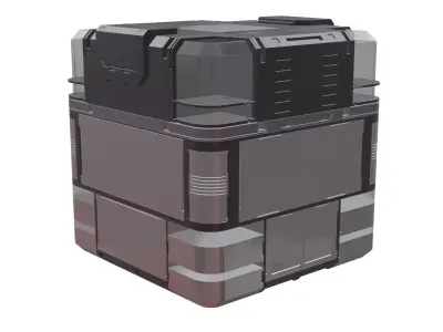 Crate Box 5  3D model
