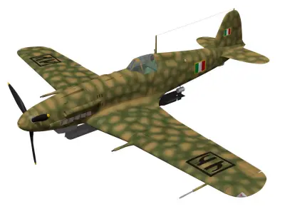 Fiat G55S 3D model