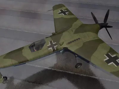 Henschel Hs-P-75 3D model