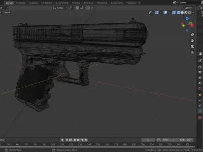 Glock 9mm Free 3D model