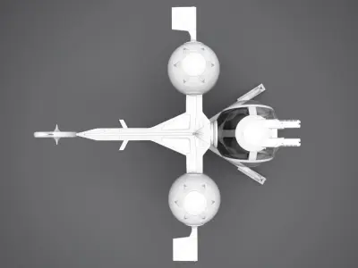 Oblivion Bubbleship Flyer Scale model 3D print model