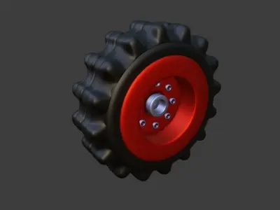 Bike Tyre- Rim 3D model