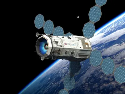 TH Scope 001 - Geography Satellite LEO 3D model