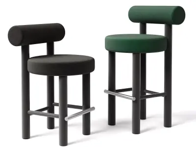 Noom Counter Bar Chair Gropius Free 3D model